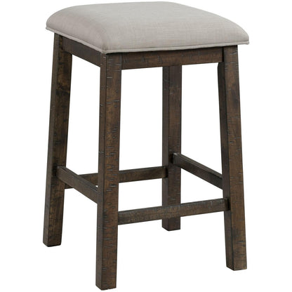  Elements International Stone TST100BTSP 4 pc Counter Height Dinette - Charcoal IMAGE 3