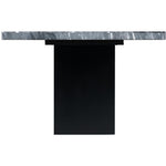 Elements International Valentino Dining Table with Marble Top and Pedestal Base CVL400TTB IMAGE 3