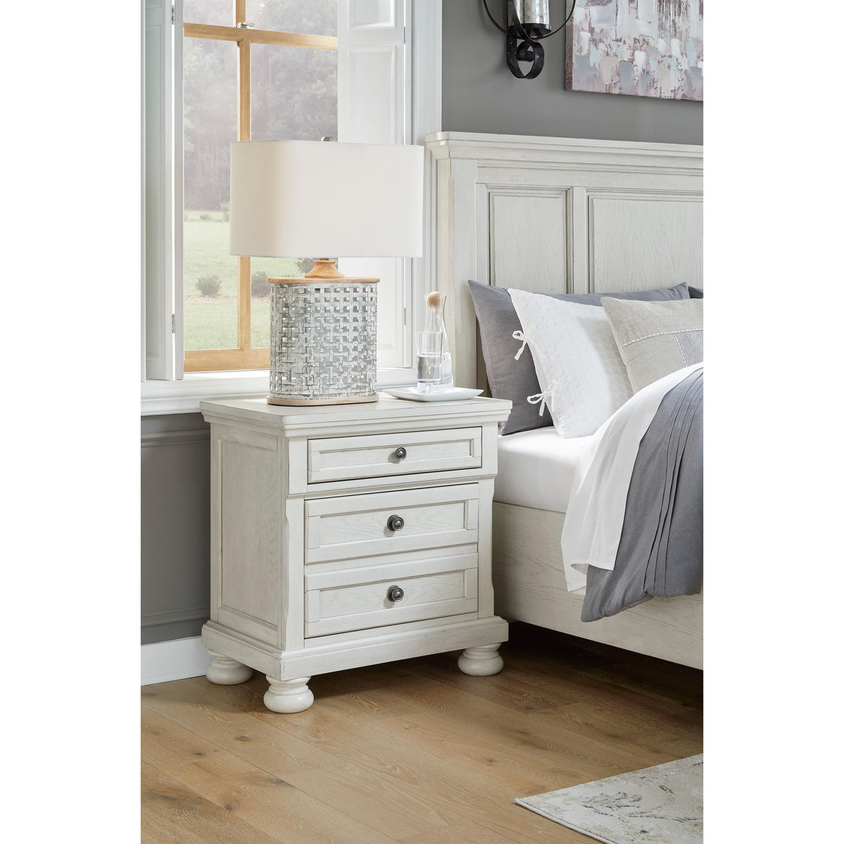  Signature Design by Ashley Robbinsdale B742-92 Two Drawer Night Stand IMAGE 5