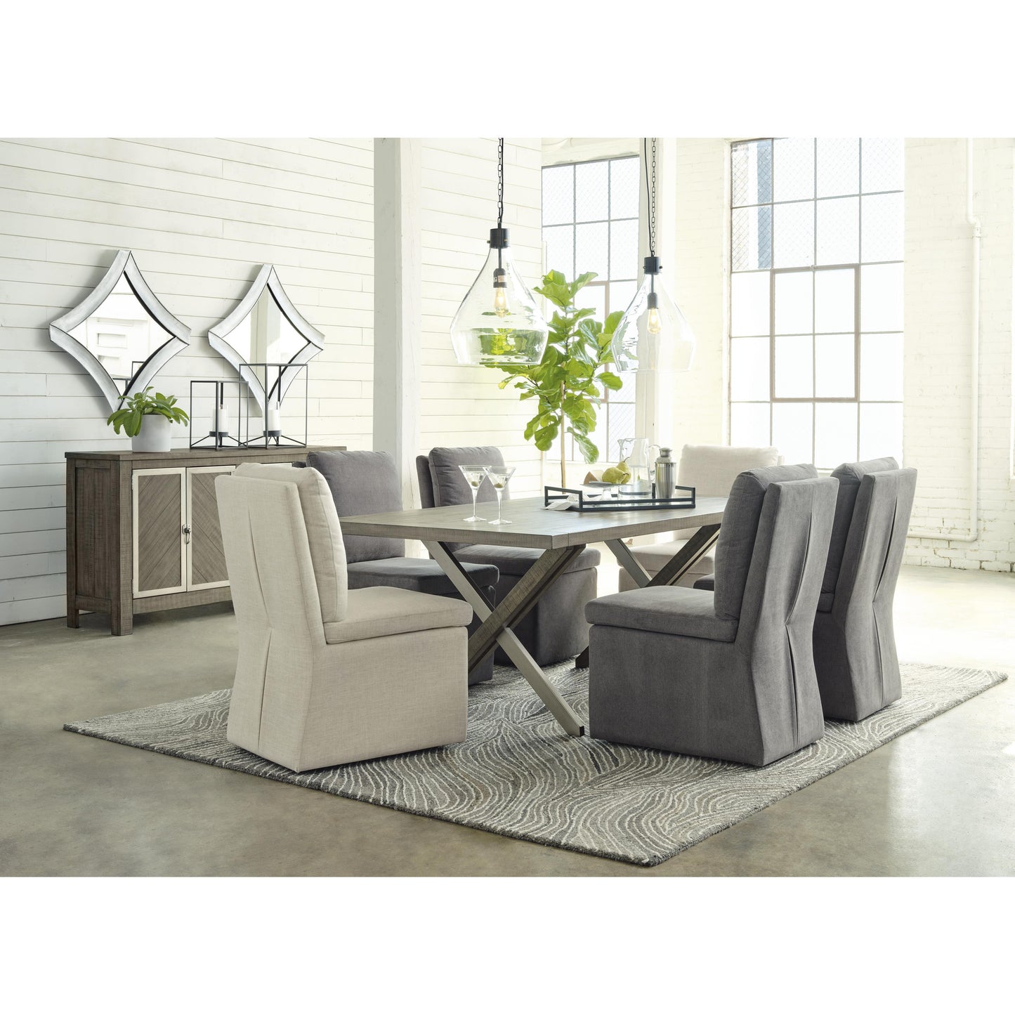  Millennium Krystanza D766-02 Dining Upholstered Side Chair IMAGE 6