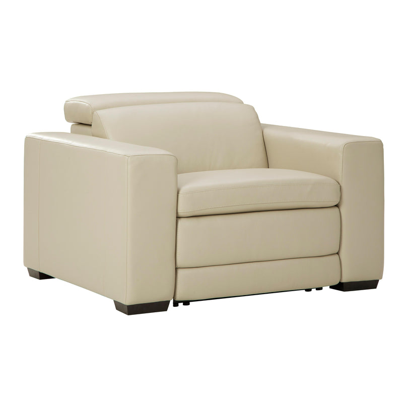 Signature Design by Ashley Texline Power Leather Match Recliner U5960413 IMAGE 2