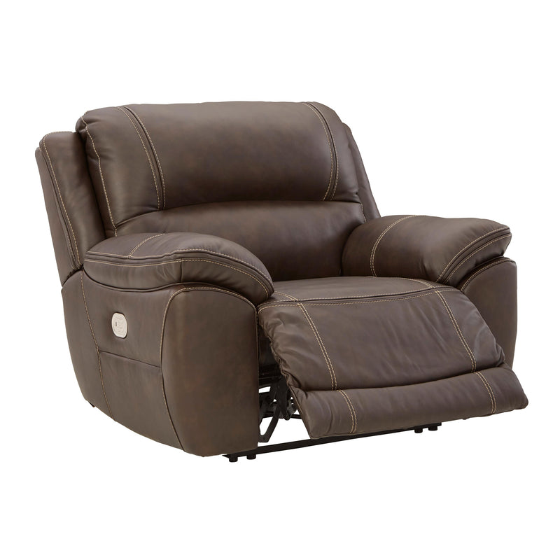 Signature Design by Ashley Dunleith Power Leather Match Recliner with Wall Recline U7160482 IMAGE 2