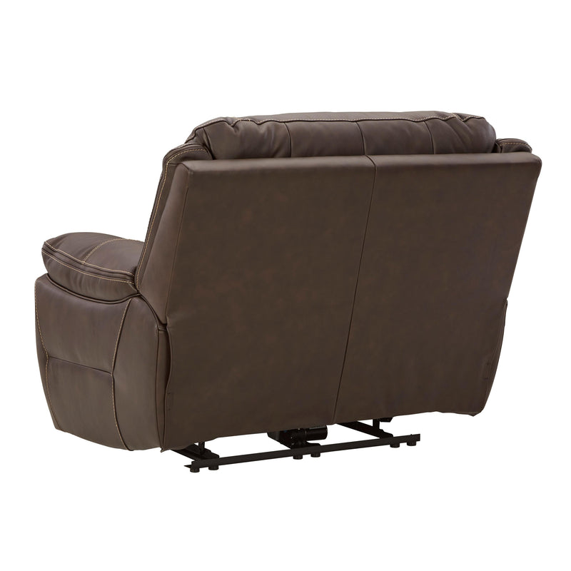 Signature Design by Ashley Dunleith Power Leather Match Recliner with Wall Recline U7160482 IMAGE 6