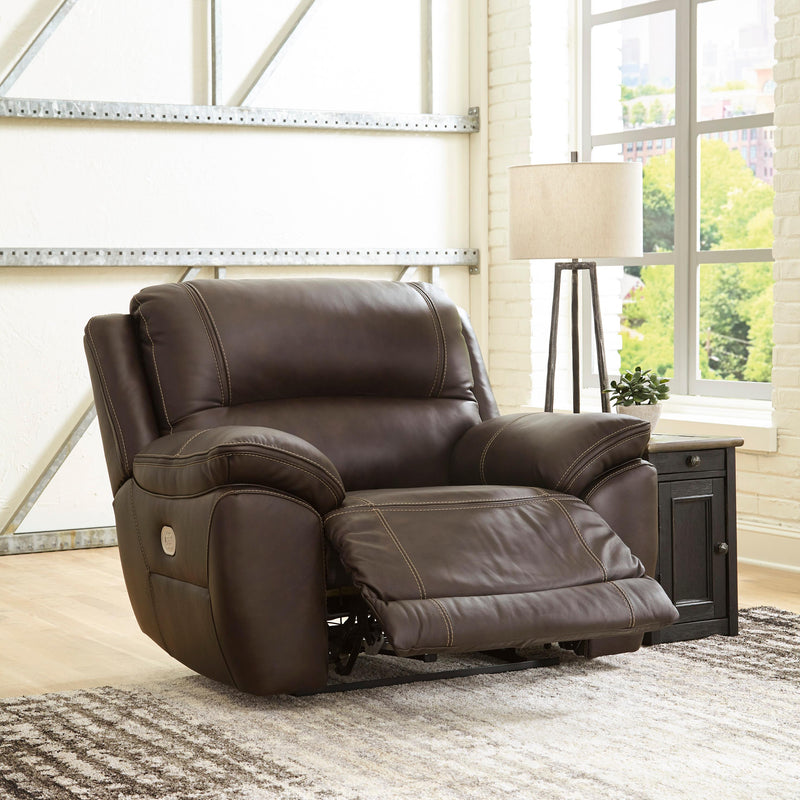 Signature Design by Ashley Dunleith Power Leather Match Recliner with Wall Recline U7160482 IMAGE 8