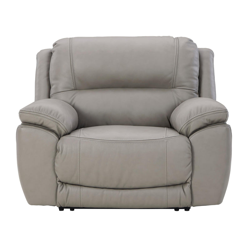 Signature Design by Ashley Dunleith Power Leather Match Recliner with Wall Recline U7160582 IMAGE 3