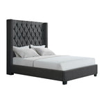 Elements International Morrow King Upholstered Platform Bed UMW090KB IMAGE 2