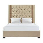 Elements International Morrow Queen Upholstered Platform Bed UMW082QB IMAGE 1