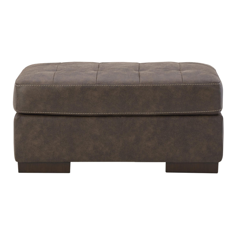Signature Design by Ashley Maderla Leather Look Ottoman 6200214 IMAGE 2