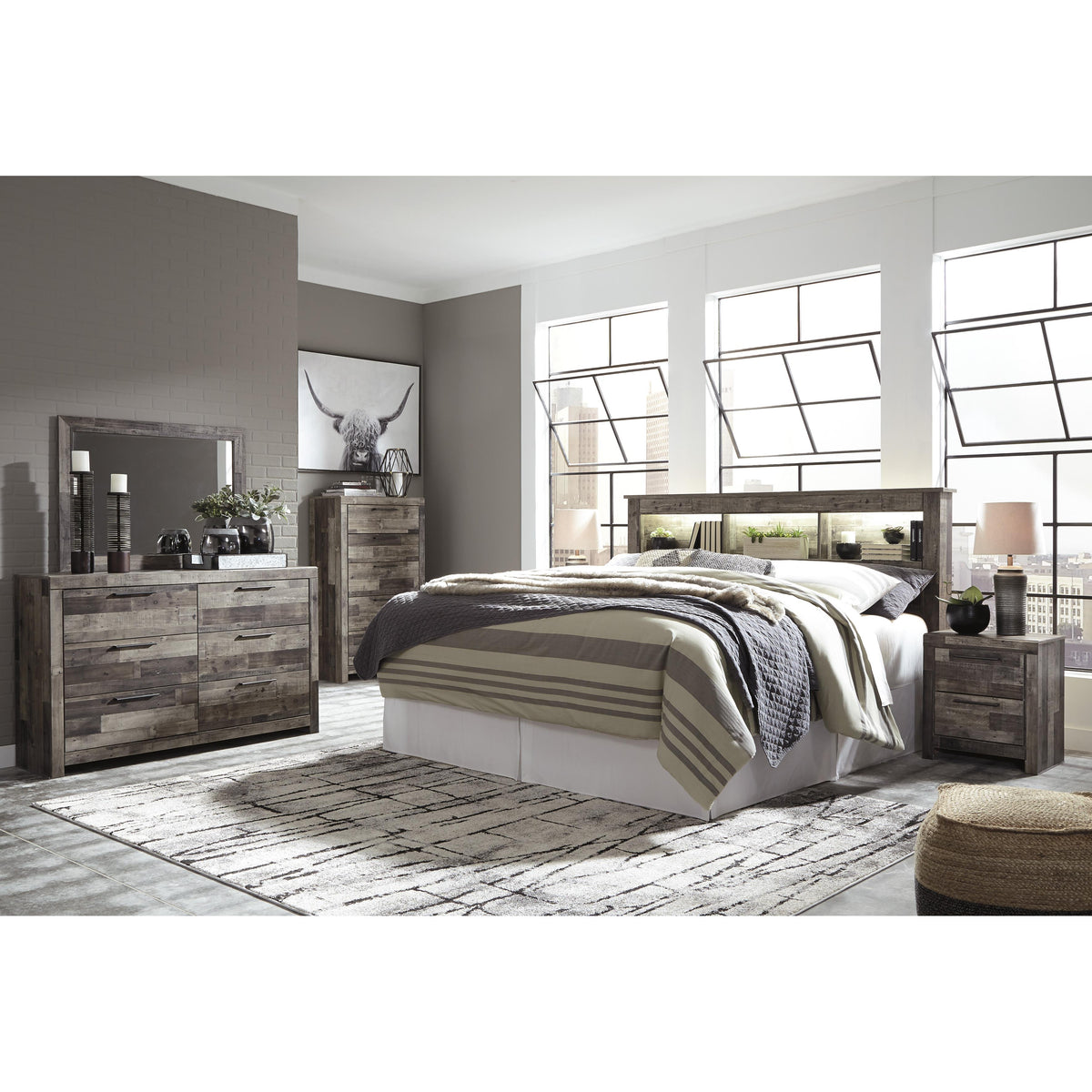  Benchcraft Derekson B200B1 Dresser and Mirror IMAGE 14