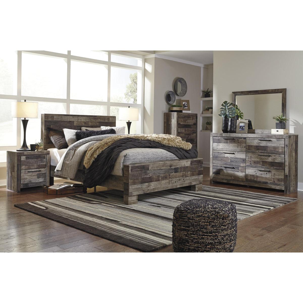  Benchcraft Derekson B200B1 Dresser and Mirror IMAGE 6