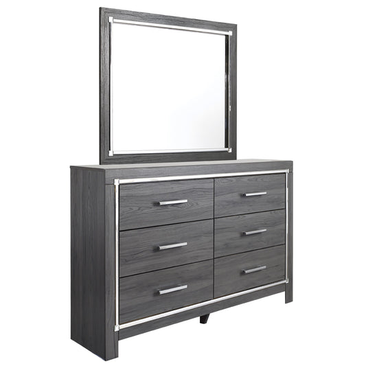 Signature Design by Ashley Lodanna B214B1 Dresser and Mirror IMAGE 1