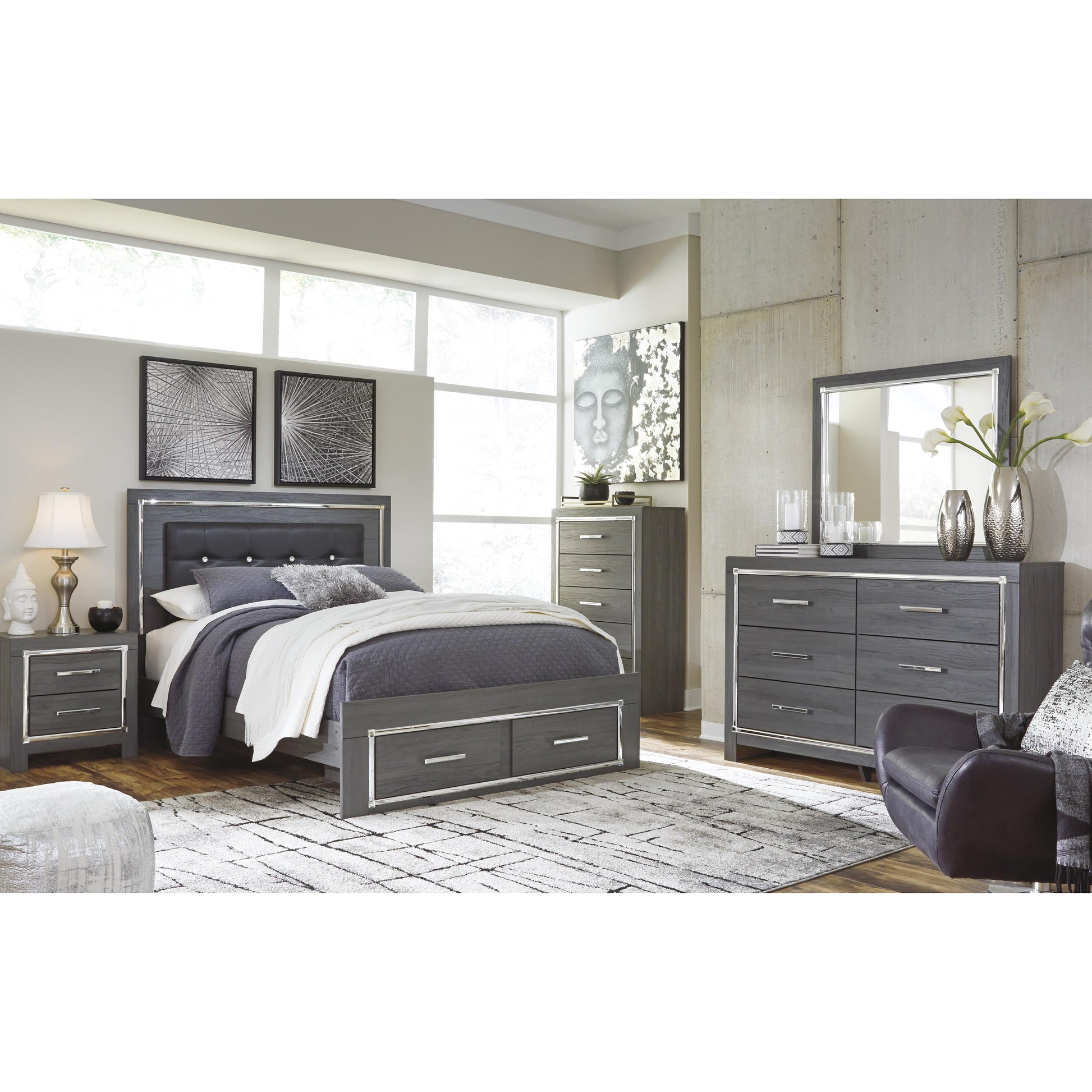 Signature Design by Ashley Lodanna B214B1 Dresser and Mirror IMAGE 13