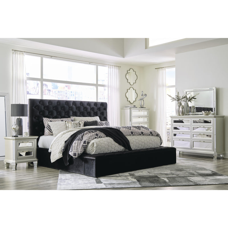 Signature Design by Ashley Lindenfield King Upholstered Platform Bed with Storage B758-158/B758-156/B758-197 IMAGE 11