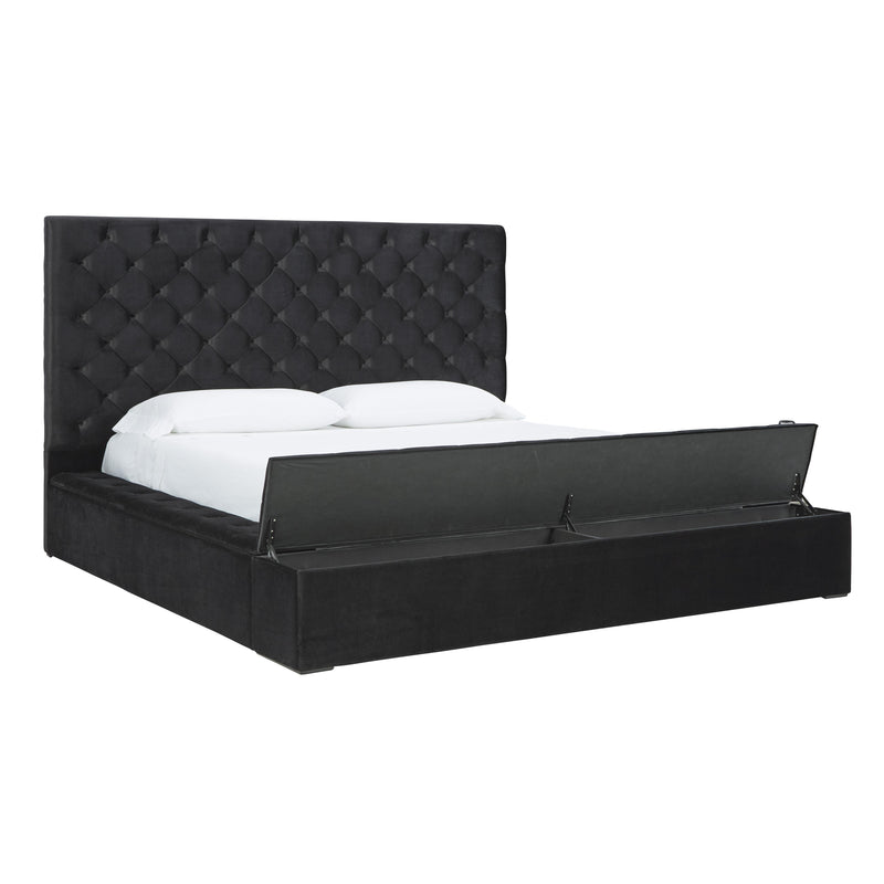 Signature Design by Ashley Lindenfield King Upholstered Platform Bed with Storage B758-158/B758-156/B758-197 IMAGE 2