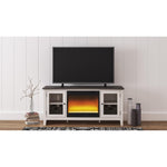 Signature Design by Ashley Dorrinson W287W2 60" TV Stand with Electric Fireplace IMAGE 1