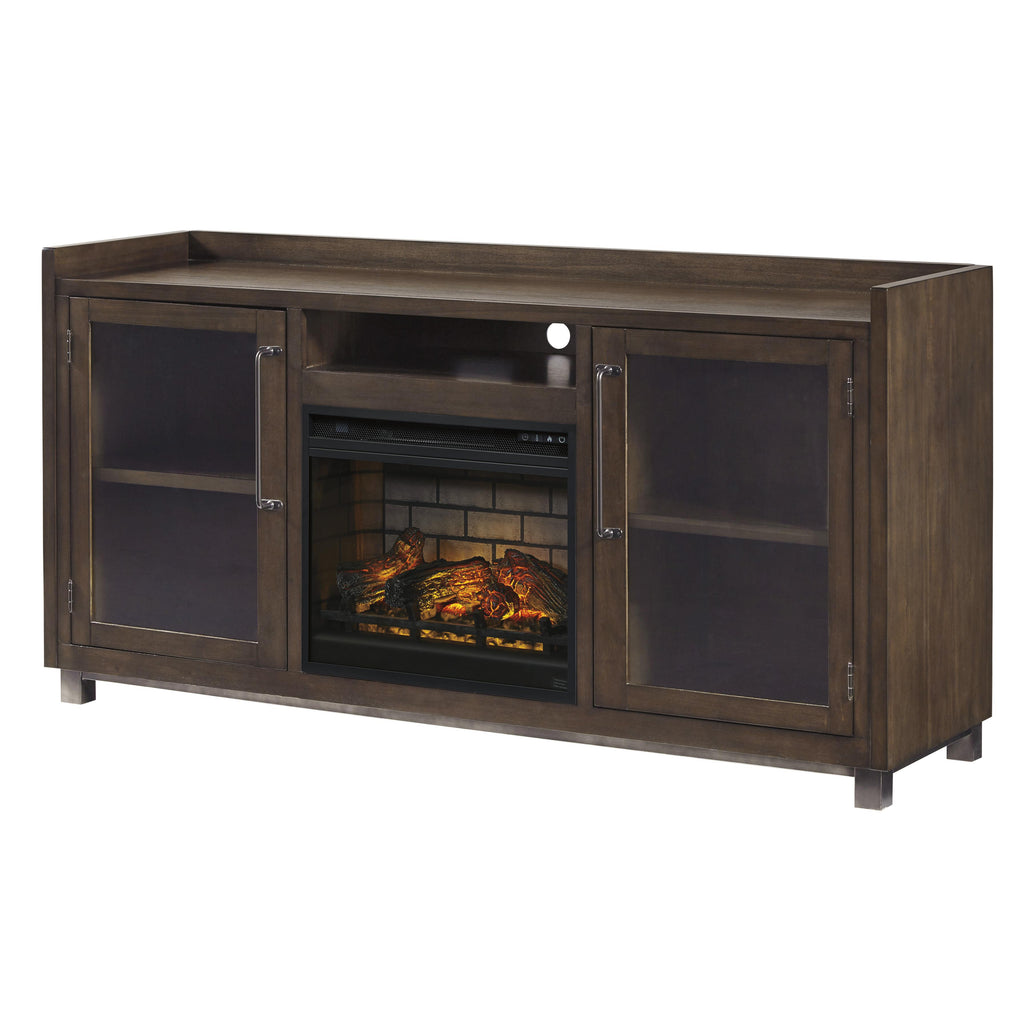 Signature Design by Ashley Starmore W633W5 70" TV Stand with Electric Fireplace IMAGE 1