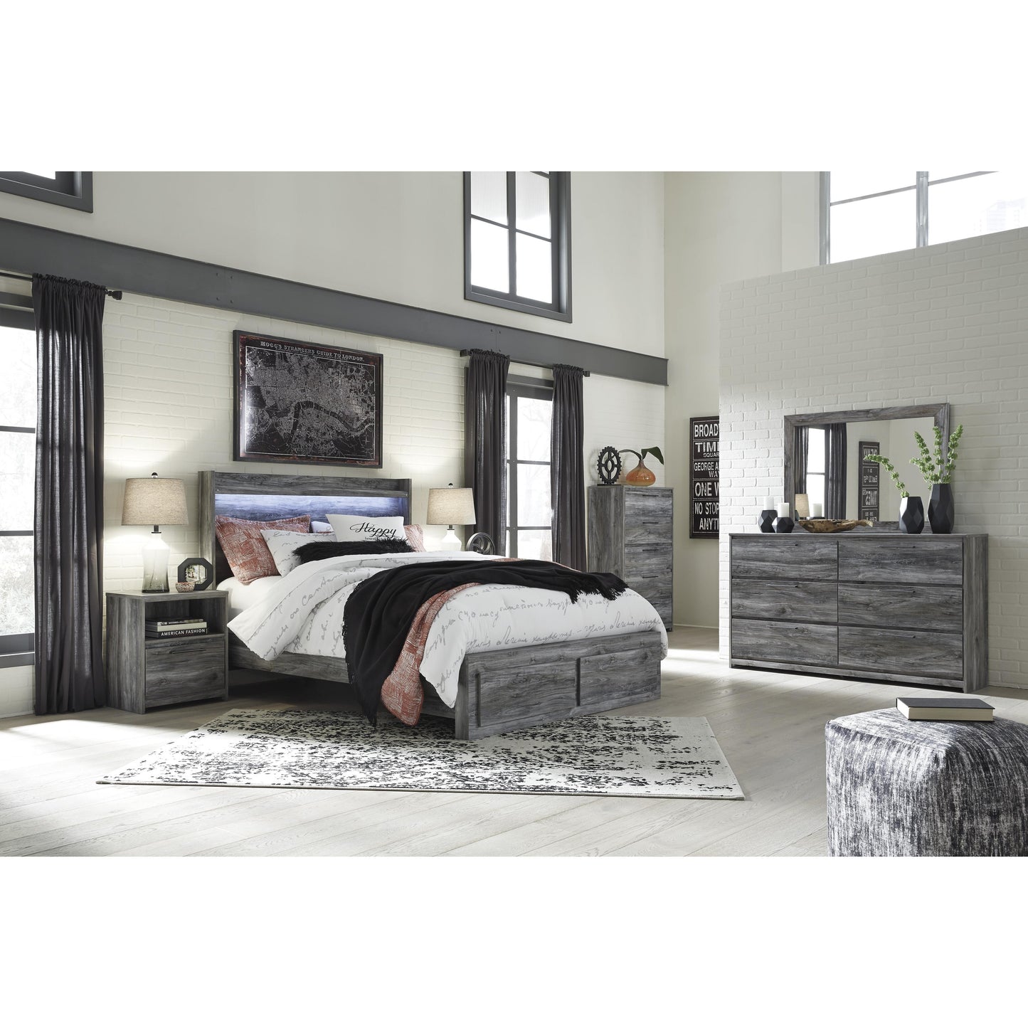 Signature Design by Ashley Baystorm B221B30 Dresser and Mirror IMAGE 12