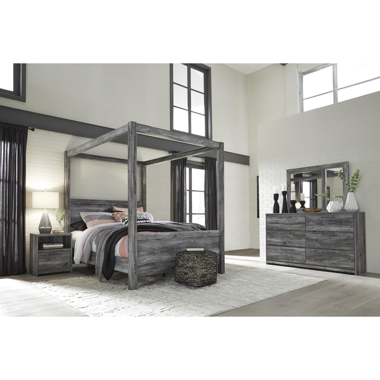 Signature Design by Ashley Baystorm B221B30 Dresser and Mirror IMAGE 5