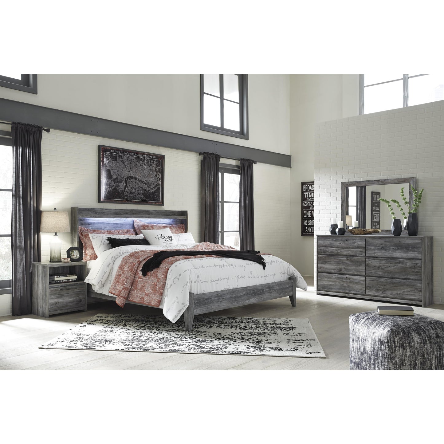 Signature Design by Ashley Baystorm B221B30 Dresser and Mirror IMAGE 6