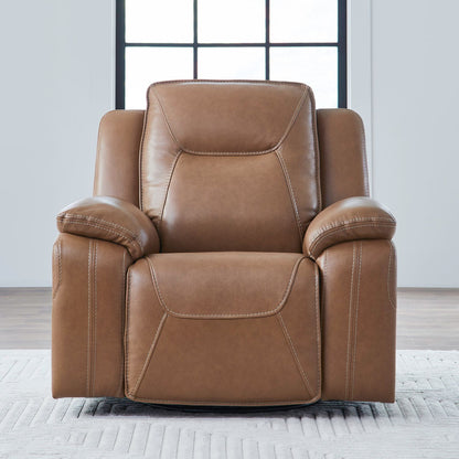 Callihan Recliner in York Butternut Leather by Liberty Furniture