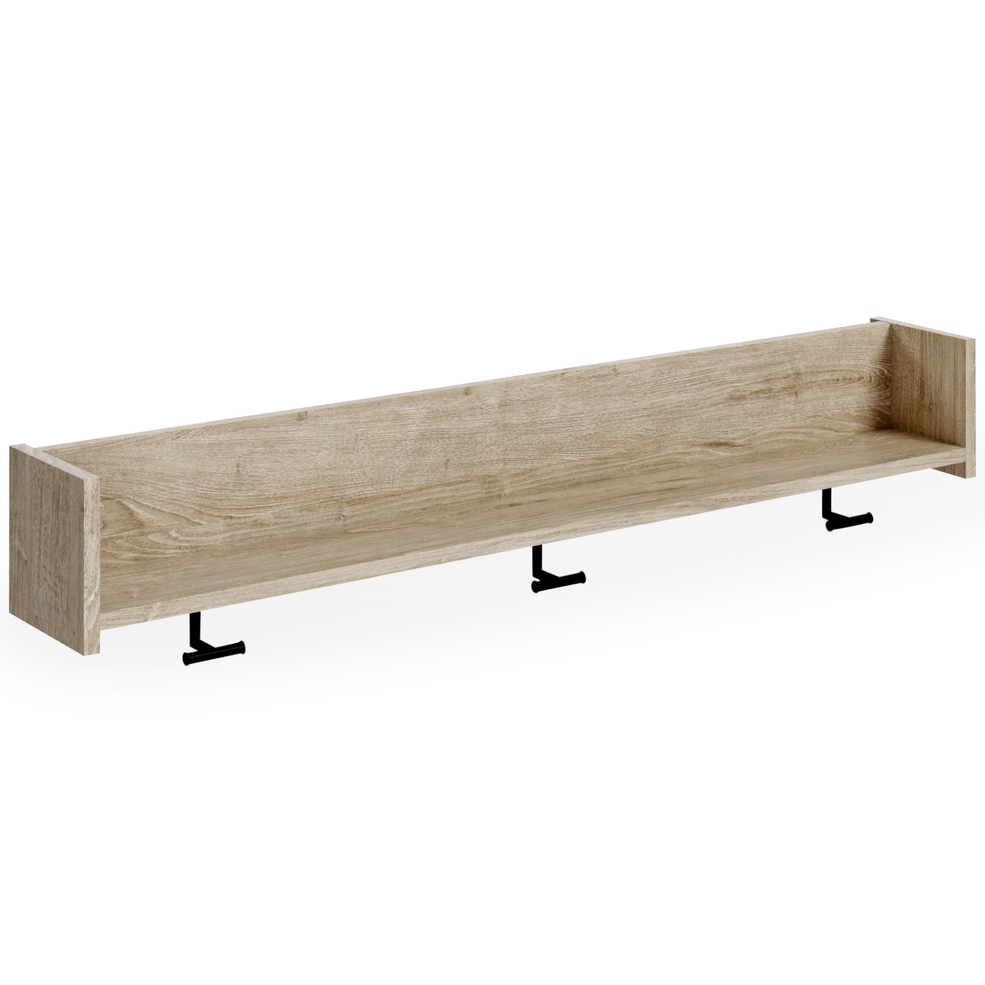  Signature Design by Ashley Oliah EA2270-151 Wall Mounted Coat Rack with Shelf IMAGE 1