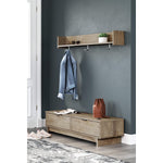  Signature Design by Ashley Oliah EA2270-151 Wall Mounted Coat Rack with Shelf IMAGE 3