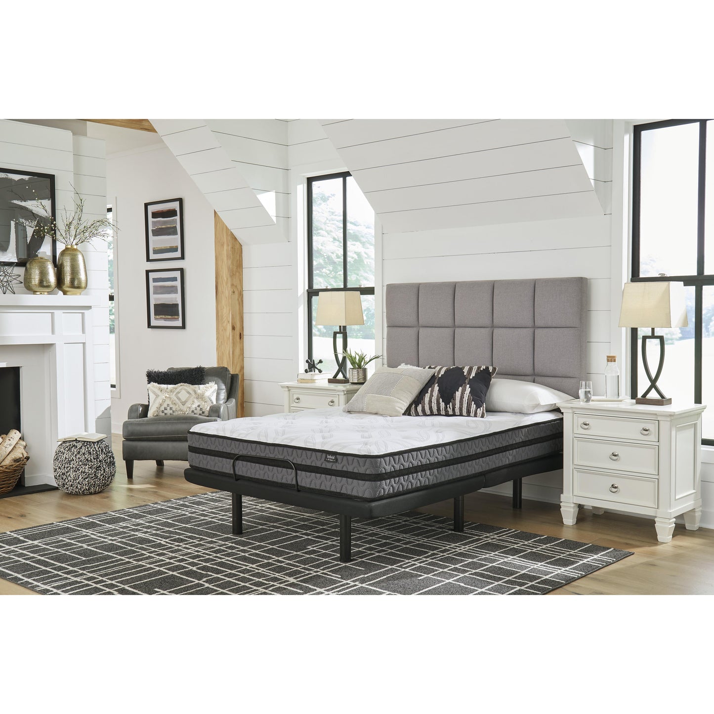  Sierra Sleep 10 Inch Pocketed Hybrid M58931 Queen Mattress IMAGE 13
