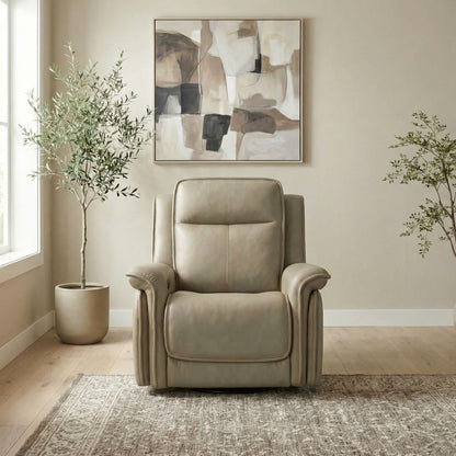 Cora Recliner in Aline Cashmere Leather by Liberty Furniture