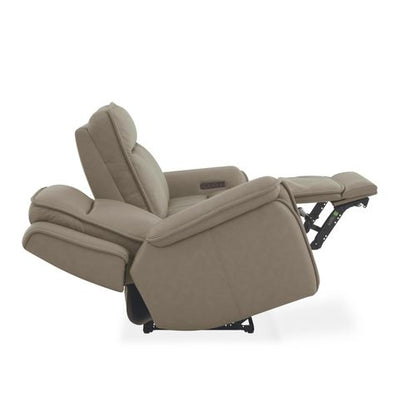 Cora Reclining Sofa in Aline Cashmere Leather by Liberty Furniture
