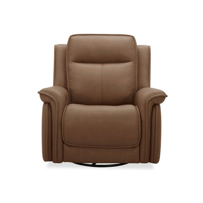 Cora Recliner in Aline Toast Leather by Liberty Furniture