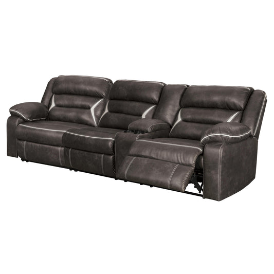 Signature Design by Ashley Kincord 13104S1 2 pc Power Reclining Sectional IMAGE 1