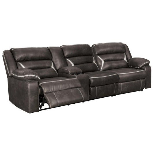 Signature Design by Ashley Kincord 13104S2 2 pc Power Reclining Sectional IMAGE 1