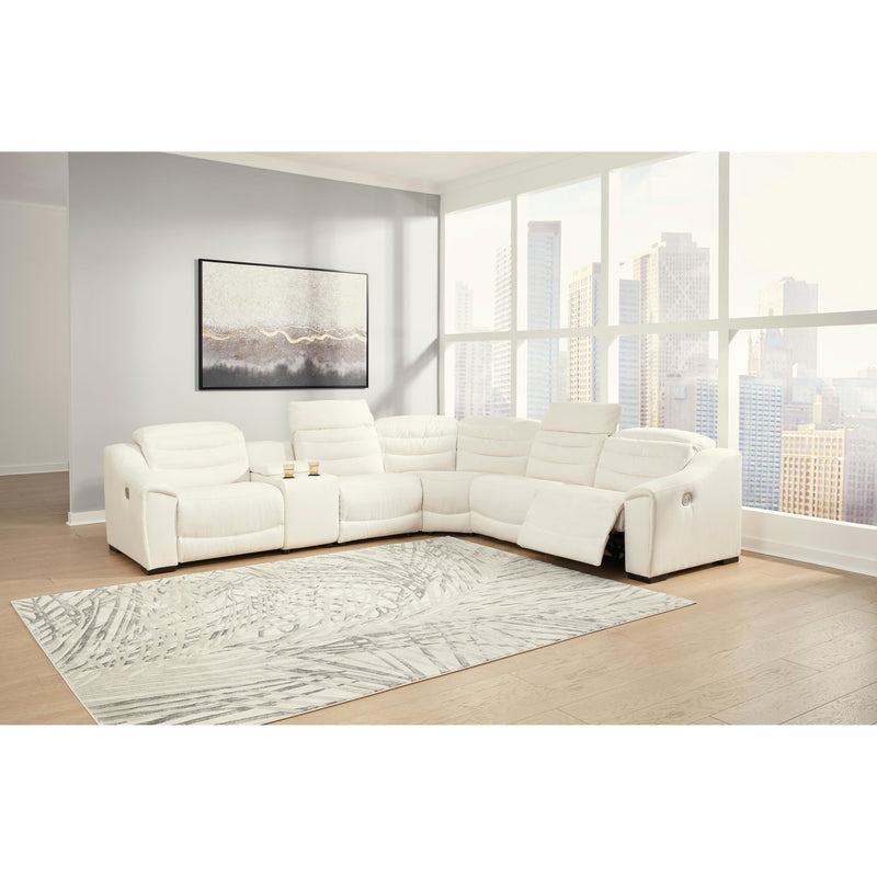 Signature Design by Ashley Next-Gen Gaucho Power Reclining Leather Look 6 pc Sectional 5850558/5850557/5850531/5850577/5850531/5850562 IMAGE 3