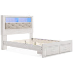 Signature Design by Ashley Altyra B2640B19 Queen Upholstered Bookcase Bed with Storage IMAGE 5