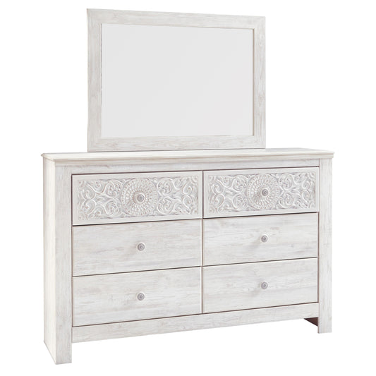 Signature Design by Ashley Paxberry B181B8 Dresser and Mirror IMAGE 1