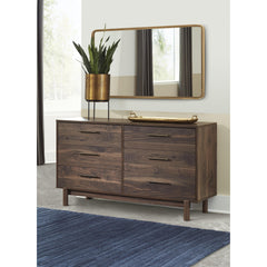 Signature Design by Ashley Calverson EB3660-231 Six Drawer Dresser | American Furniture of Slidell