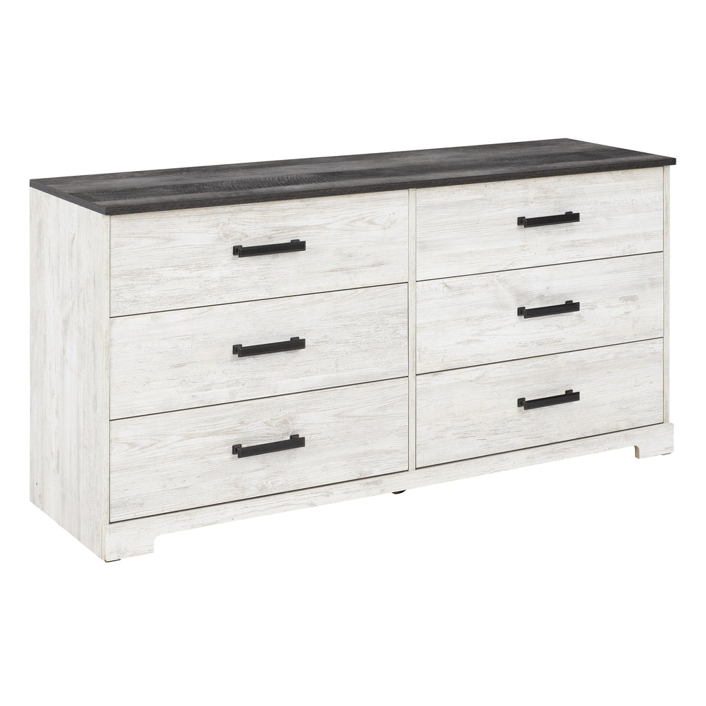 Signature Design by Ashley Shawburn EB4121-231 Six Drawer Dresser | American Furniture of Slidell