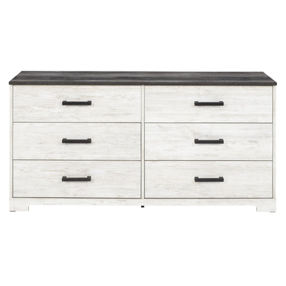 Signature Design by Ashley Shawburn EB4121-231 Six Drawer Dresser | American Furniture of Slidell