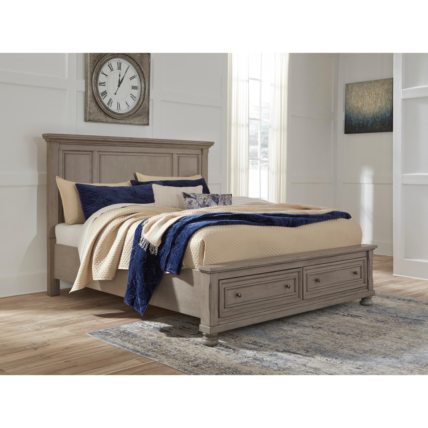 Signature Design by Ashley Lettner California King Panel Bed with Storage B733-58/B733-76/B733-95 IMAGE 2