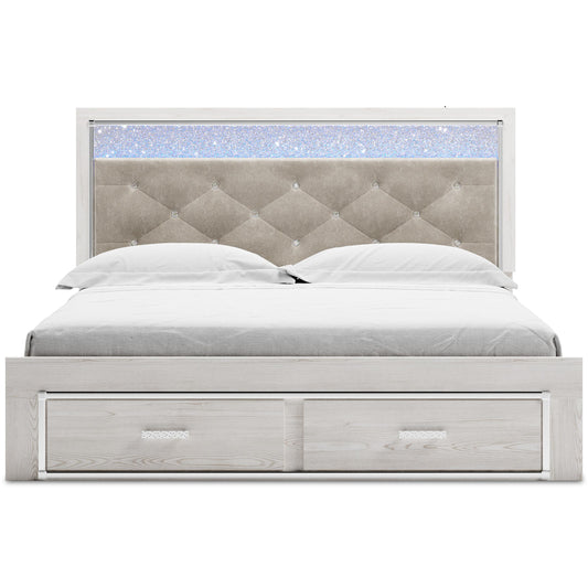 Signature Design by Ashley Altyra B2640B29 King Upholstered Storage Bed IMAGE 2