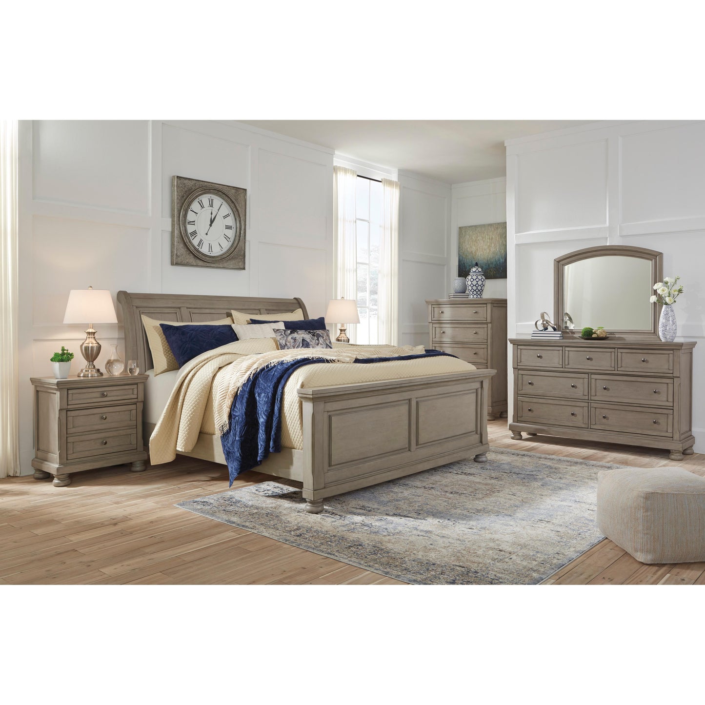 Signature Design by Ashley Lettner King Sleigh Bed B733-78/B733-56/B733-97 IMAGE 4