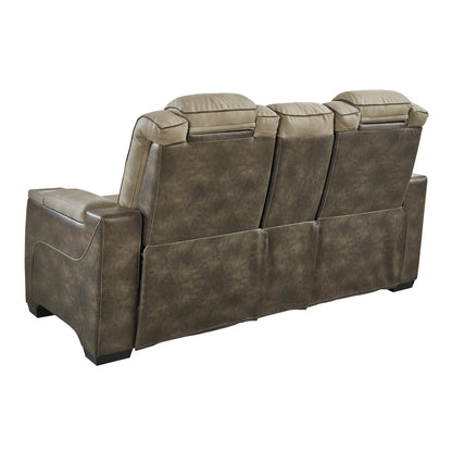  Signature Design by Ashley Next-Gen DuraPella 2200318 Power Reclining Loveseat with Console and Adjustable Headrest IMAGE 4