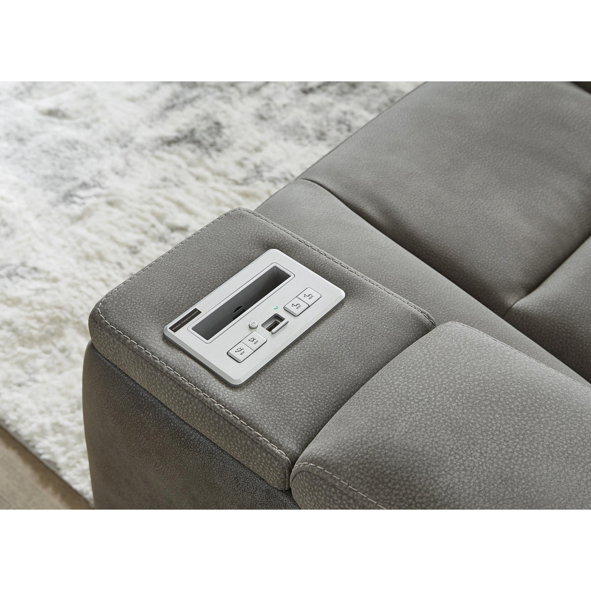  Signature Design by Ashley Next-Gen DuraPella 2200418 Power Reclining Loveseat with Console and Adjustable Headrest IMAGE 9