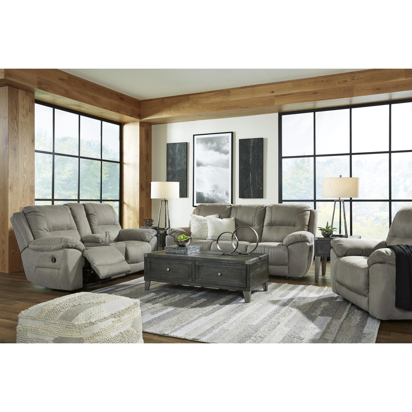 Signature Design by Ashley Next-Gen Gaucho Reclining Leather Look Loveseat 5420394 IMAGE 11