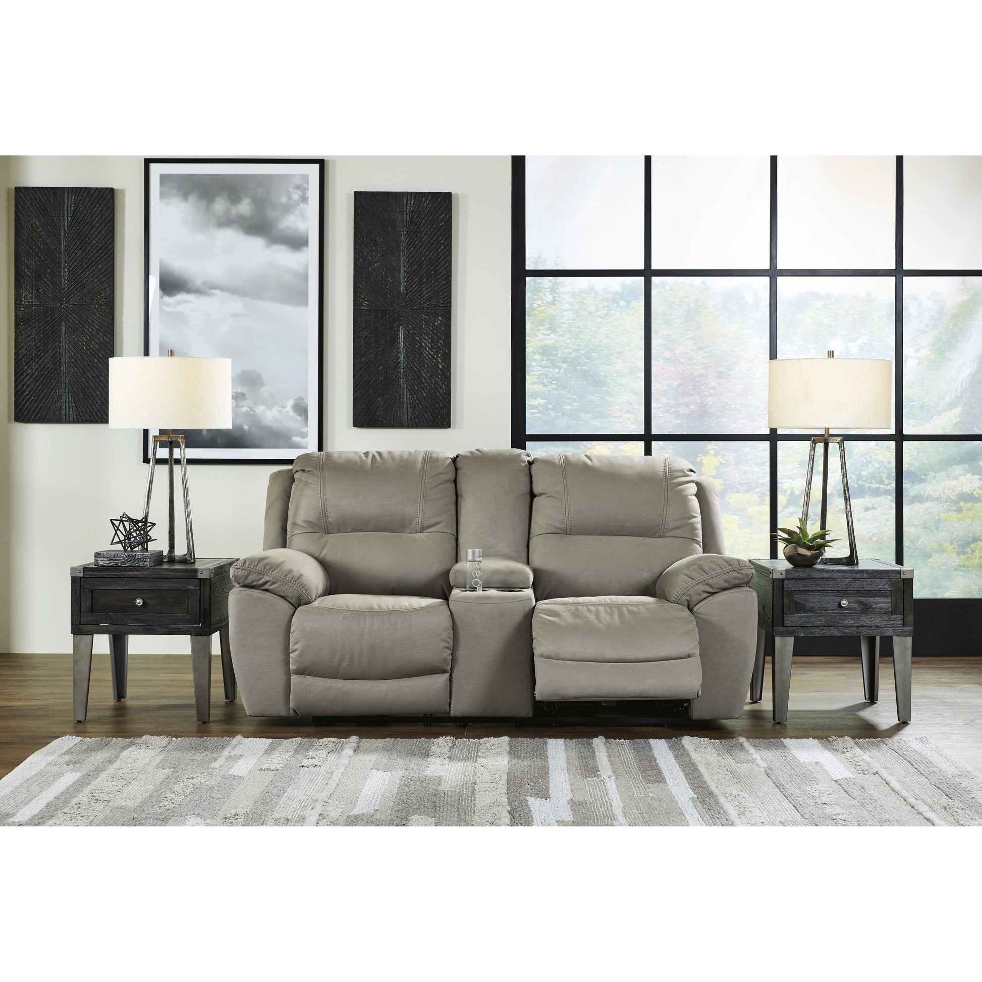 Signature Design by Ashley Next-Gen Gaucho Reclining Leather Look Loveseat 5420394 IMAGE 5