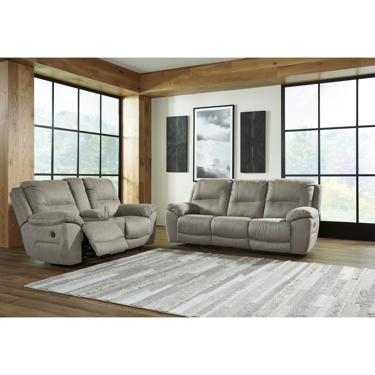 Signature Design by Ashley Next-Gen Gaucho Reclining Leather Look Loveseat 5420394 IMAGE 7