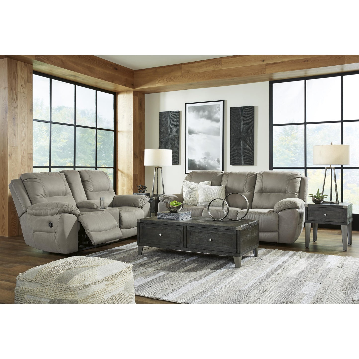 Signature Design by Ashley Next-Gen Gaucho Reclining Leather Look Loveseat 5420394 IMAGE 9