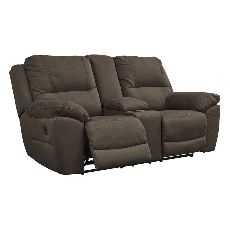 Signature Design by Ashley Next-Gen Gaucho Reclining Leather Look Loveseat 5420494 IMAGE 2