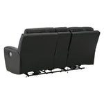 Signature Design by Ashley Warlin 6110518 Power Reclining Loveseat with Console and Adjustable Headrest | American Furniture of Slidell