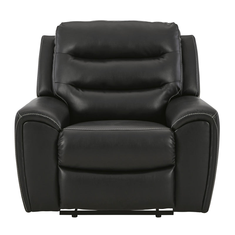 Signature Design by Ashley Warlin Power Leather Look Recliner 6110513 IMAGE 3